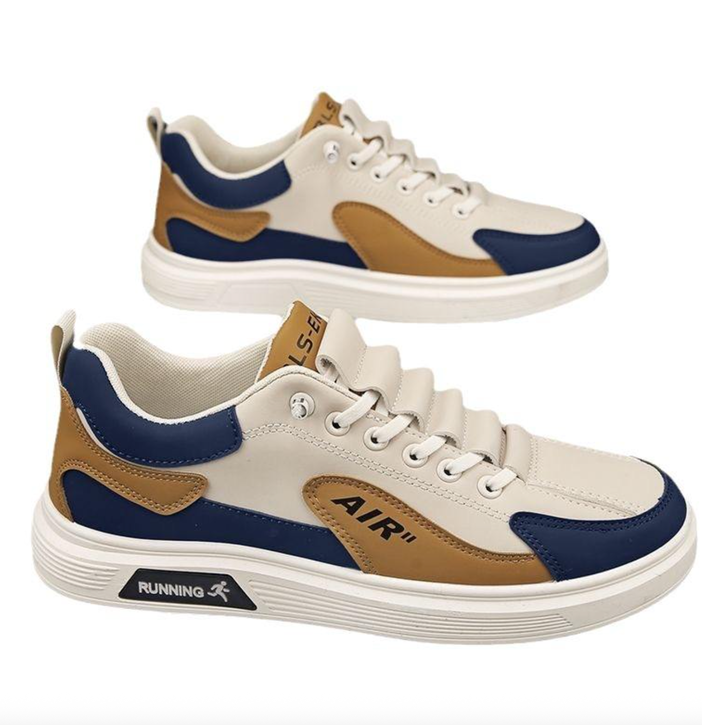 2026 Men’s Breathable White Slip-On Sneakers – Casual Sports Shoes