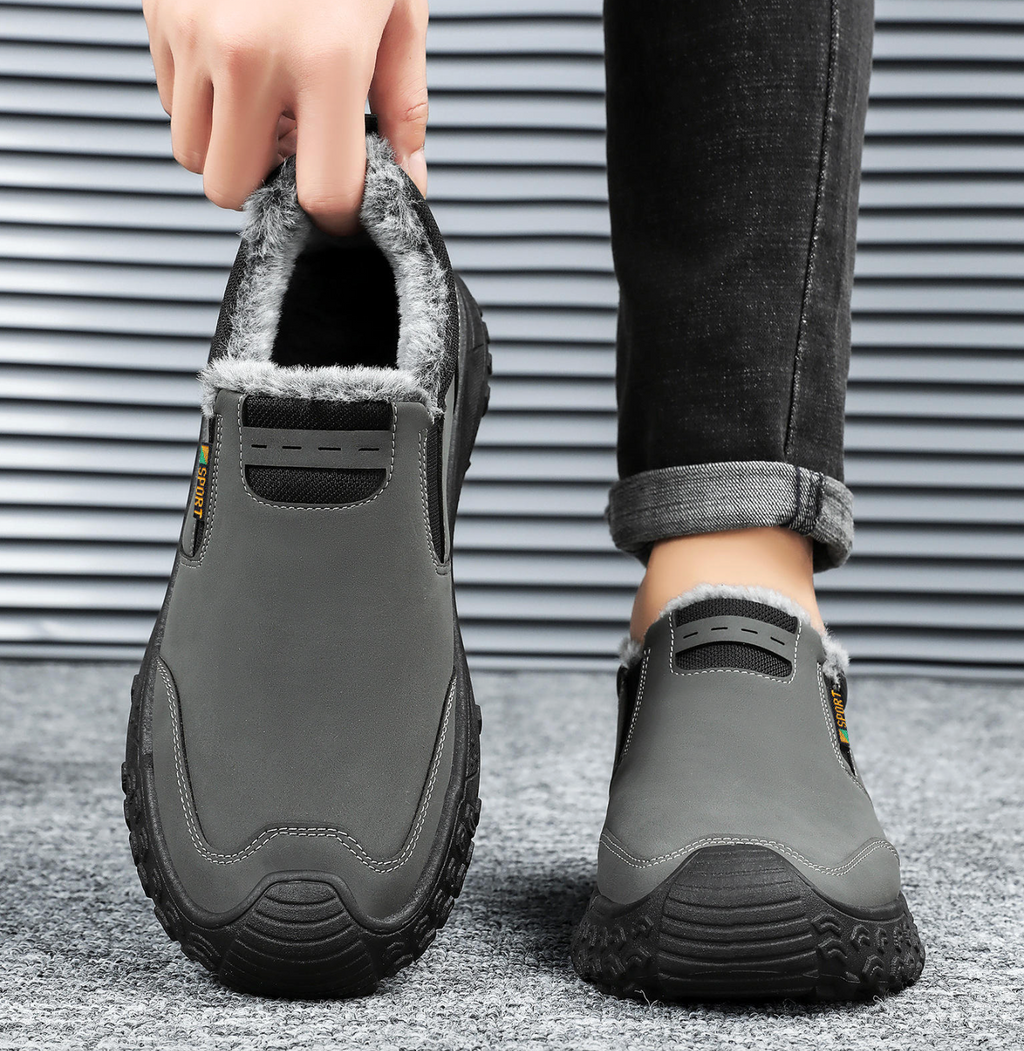 Winter Warm Dad Shoes – Anti-Slip Casual Cotton Boots