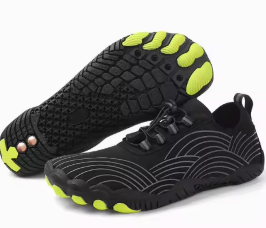 OEM/ODM Barefoot Hiking Shoes – Elastic Woven Upper with Rubber Outsole