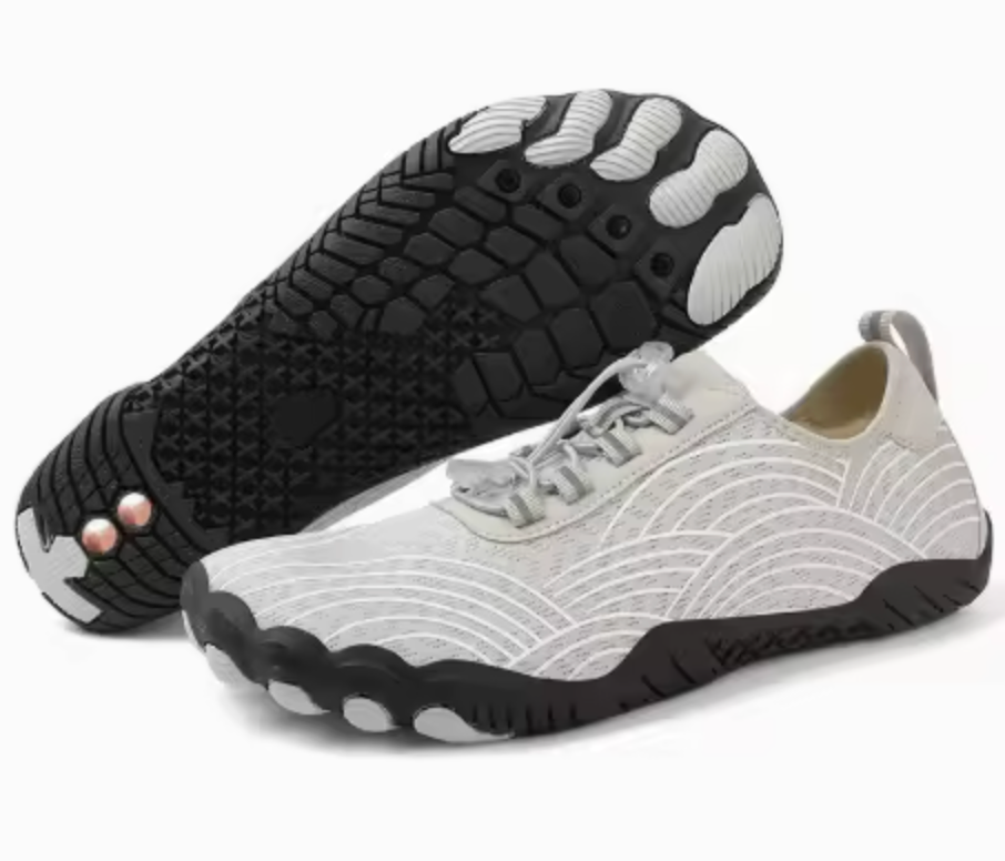 OEM/ODM Barefoot Hiking Shoes – Elastic Woven Upper with Rubber Outsole