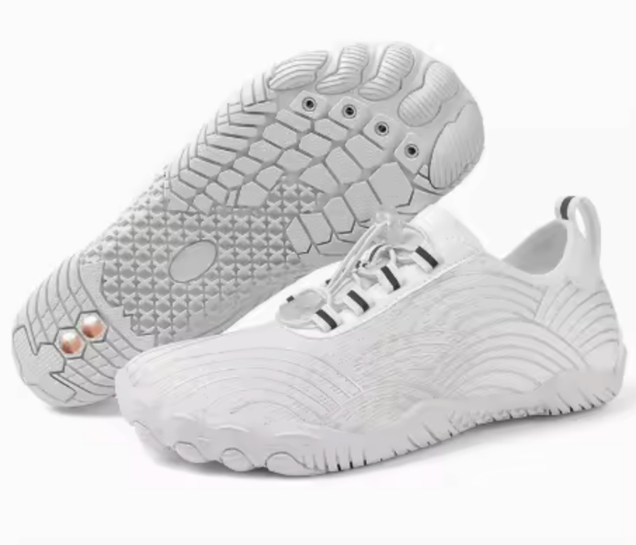 OEM/ODM Barefoot Hiking Shoes – Elastic Woven Upper with Rubber Outsole