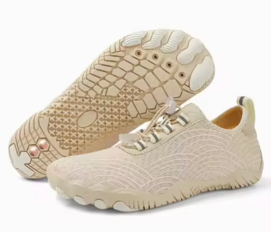 OEM/ODM Barefoot Hiking Shoes – Elastic Woven Upper with Rubber Outsole