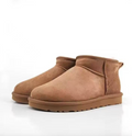 Genuine Leather Women’s Winter Snow Boots – Waterproof Warm Ankle Boots