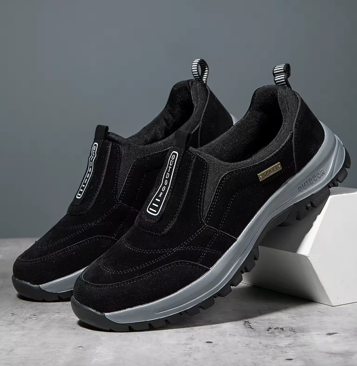 Men’s Retro Fashion Sneakers – Breathable Soft Mesh Comfort Shoes